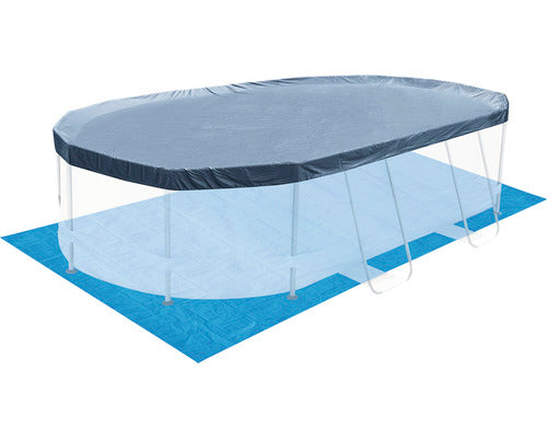 Πισίνα με μεταλλικό σκελετό "Summer Waves". Διαστάσεις  488x305x107cm (Πλήρες Σετ, περιλαμβάνει όλα τα απαραίτητα αξεσουάρ)