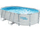 Πισίνα με μεταλλικό σκελετό "Summer Waves". Διαστάσεις  488x305x107cm (Πλήρες Σετ, περιλαμβάνει όλα τα απαραίτητα αξεσουάρ)
