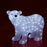 Ακρυλικό διακοσμητικό με LED, πολική αρκούδα, διαστάσεις 42x58 cm, IP44, 230V