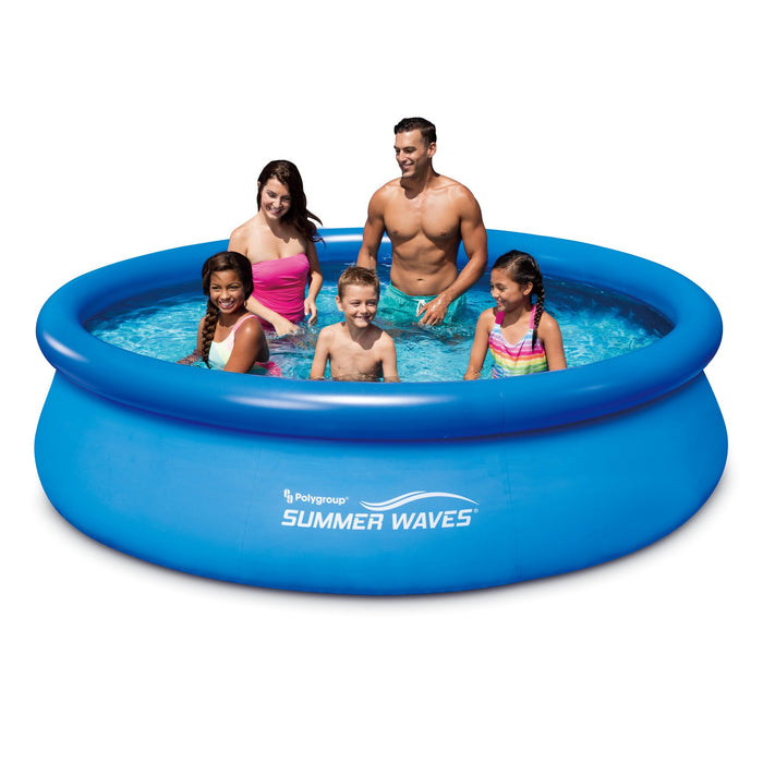 Φουσκωτή πισίνα "Family Summer Waves" με φουσκωτό δαχτυλίδι. Διαστάσεις 366 x 76cm